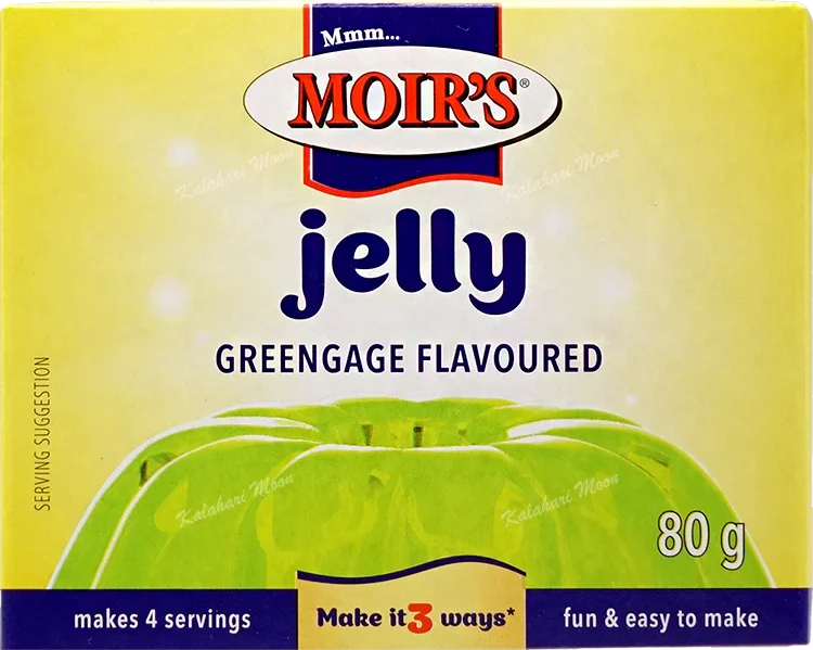 Moir's Greengage Flavoured Jelly 80g